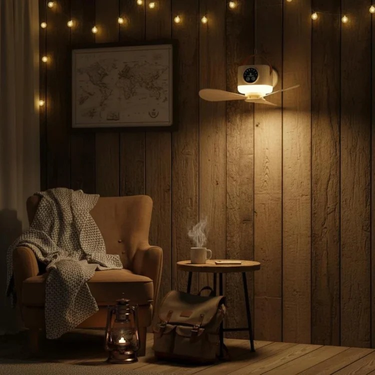 BreezeBeam 3-in-1 Rechargeable Fan & LED Light