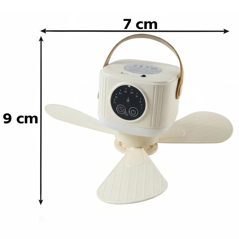 BreezeBeam 3-in-1 Rechargeable Fan & LED Light - Image 5